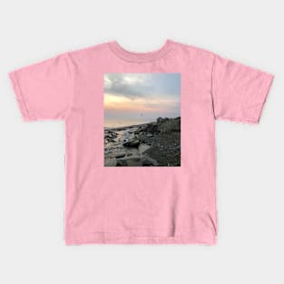 Sunset by the ocean Kids T-Shirt